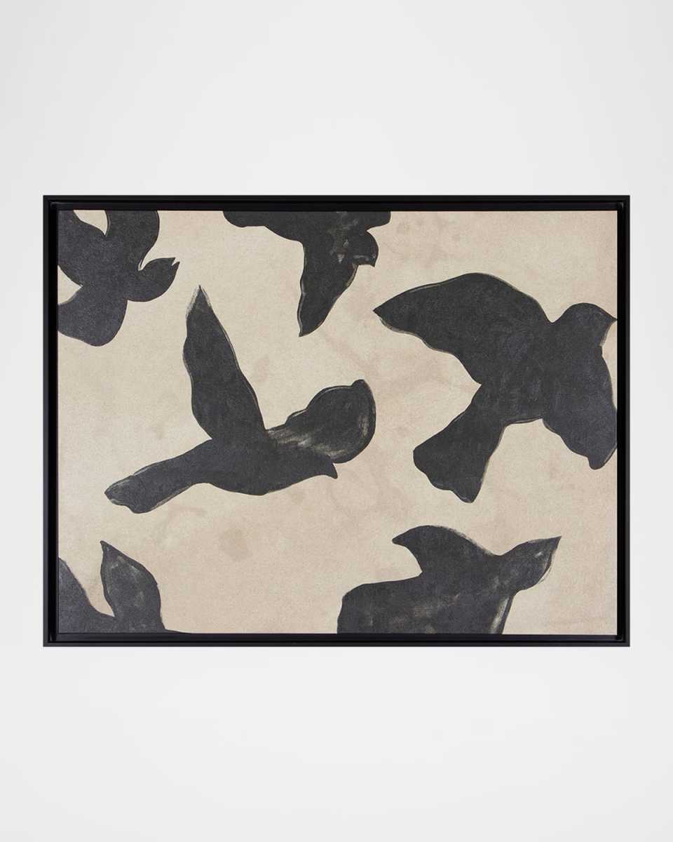 "Antique Flock I" Framed Giclee